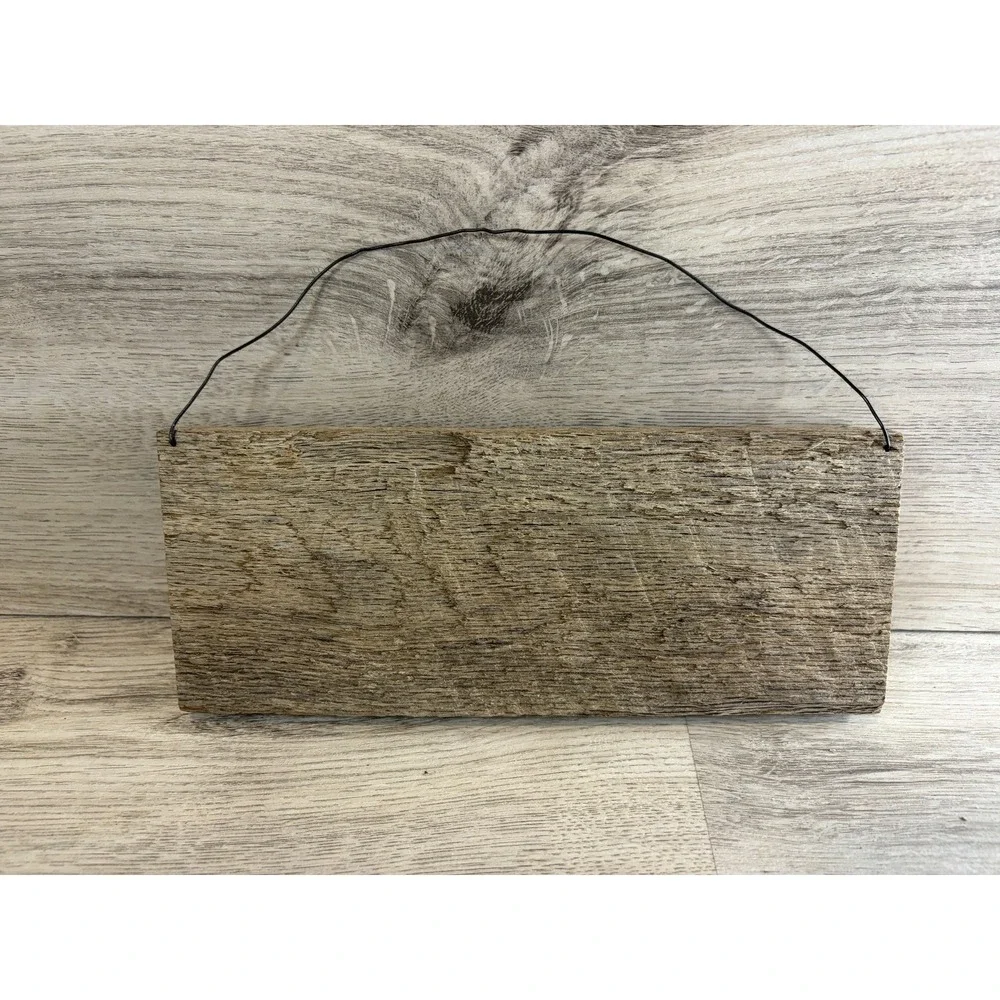 Vintage Coca Cola Small‎ Wooden Sign Wire Hanger Decor Coke